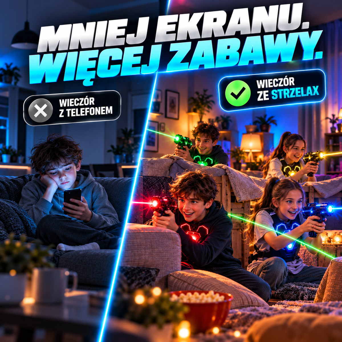 StrzelaX™ - Prawdziwy Blaster